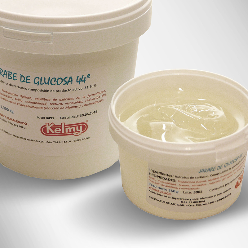 Jarabe de glucosa kelmy 82º brix (cubo 8 kg.)