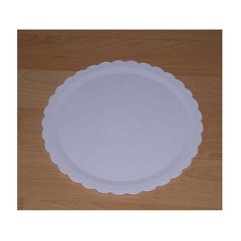 Plato plastico 23,50 cms (caja 100 und.)