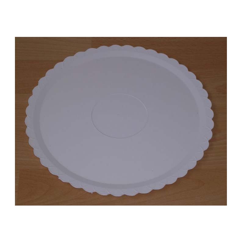 Plato plastico 35 cm. (caja 50 und.)
