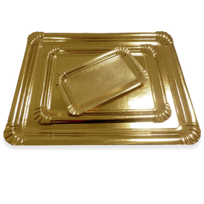 Bandeja carton oro nº 6 (18x25)-pq.100-c.800 u.