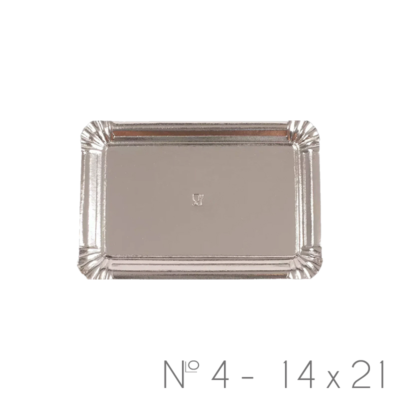 Bandeja carton plata nº 4 (14x21)-pq.100-c.1000 u