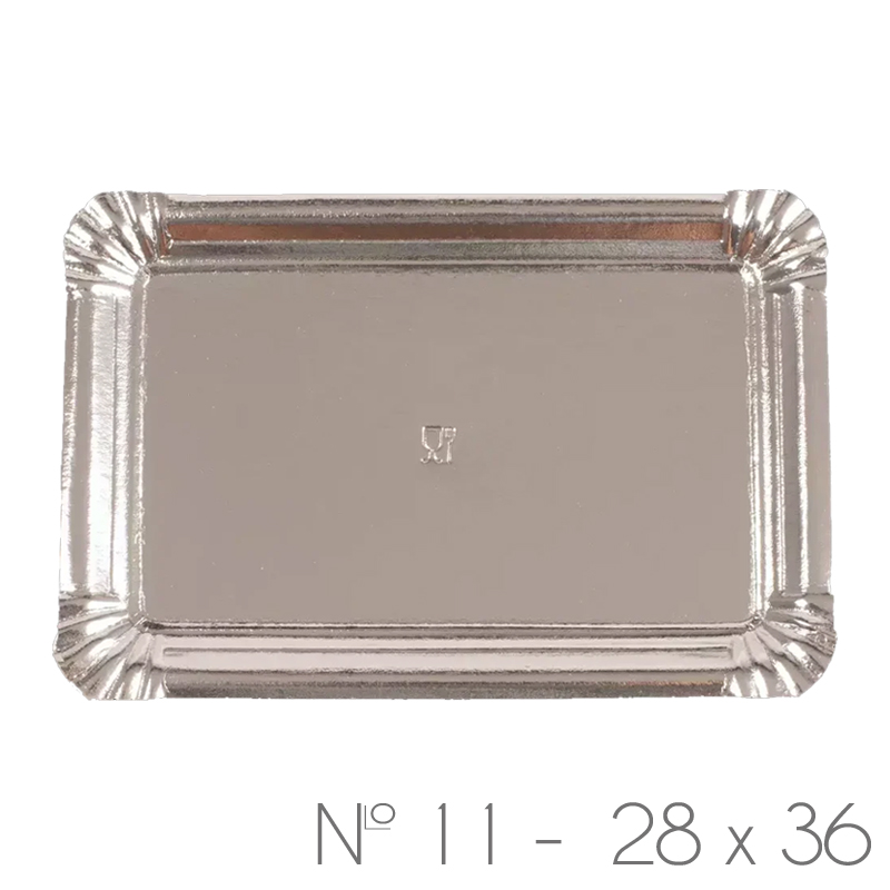 Bandeja carton plata nº 11 (28x36)-pq.50-c.250 u