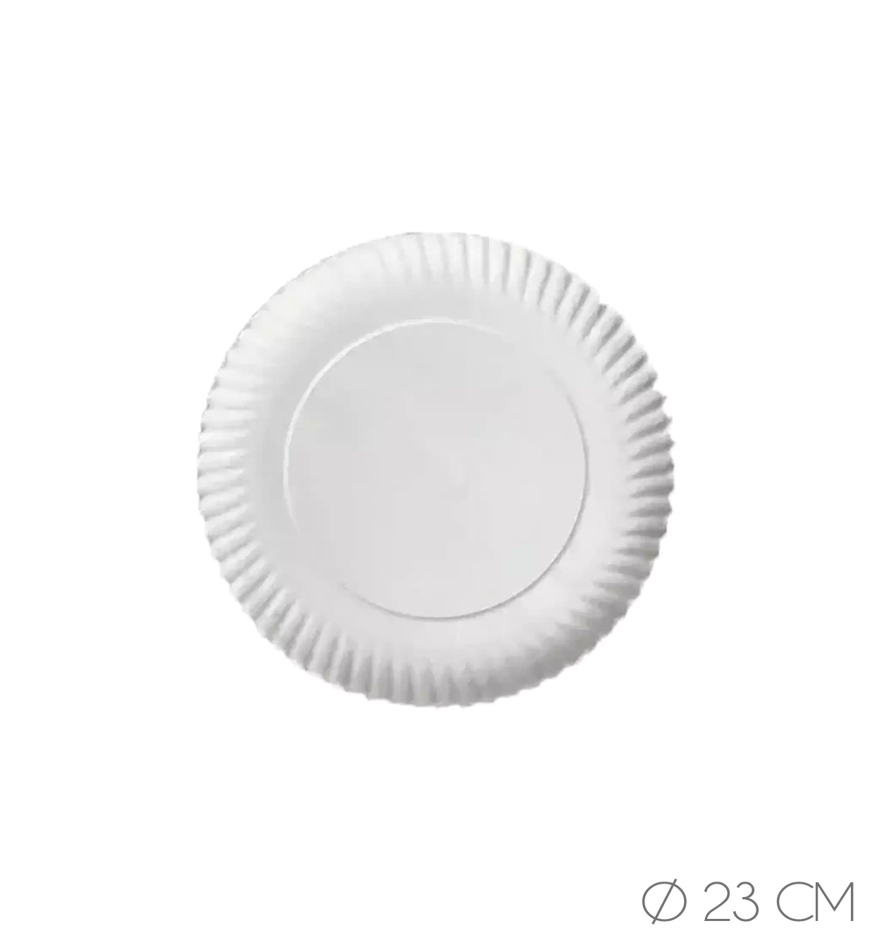 Platos carton de 23 0-pq.100 u.-c.800 unid.
