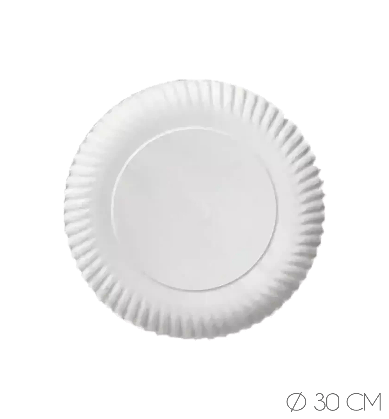 Platos carton de 30 0-pq.100 u.-c.300 unid.