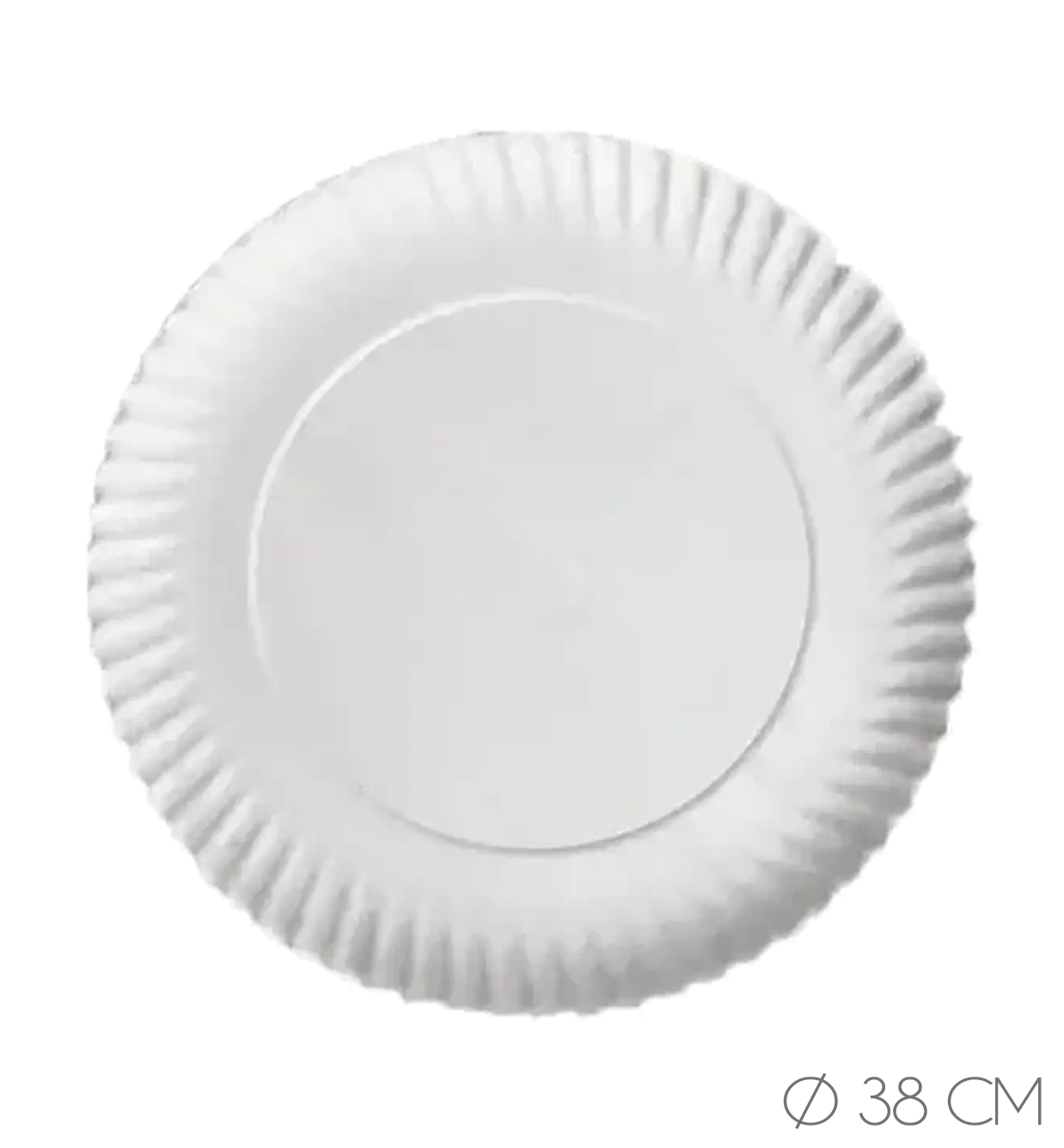 Platos carton de 38 0 estr.012-pq.50 u.-c.250 un