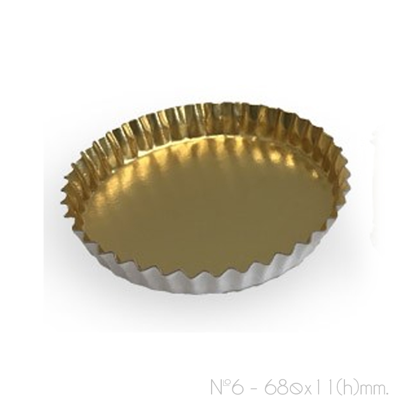 Platito cartulina oro nº6(pq.1500 ud- c.15000 ud)