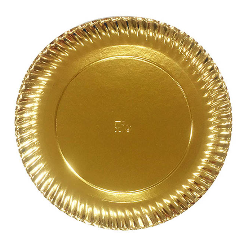 Platos carton oro 30 cm.-pq.100-c.300 u.