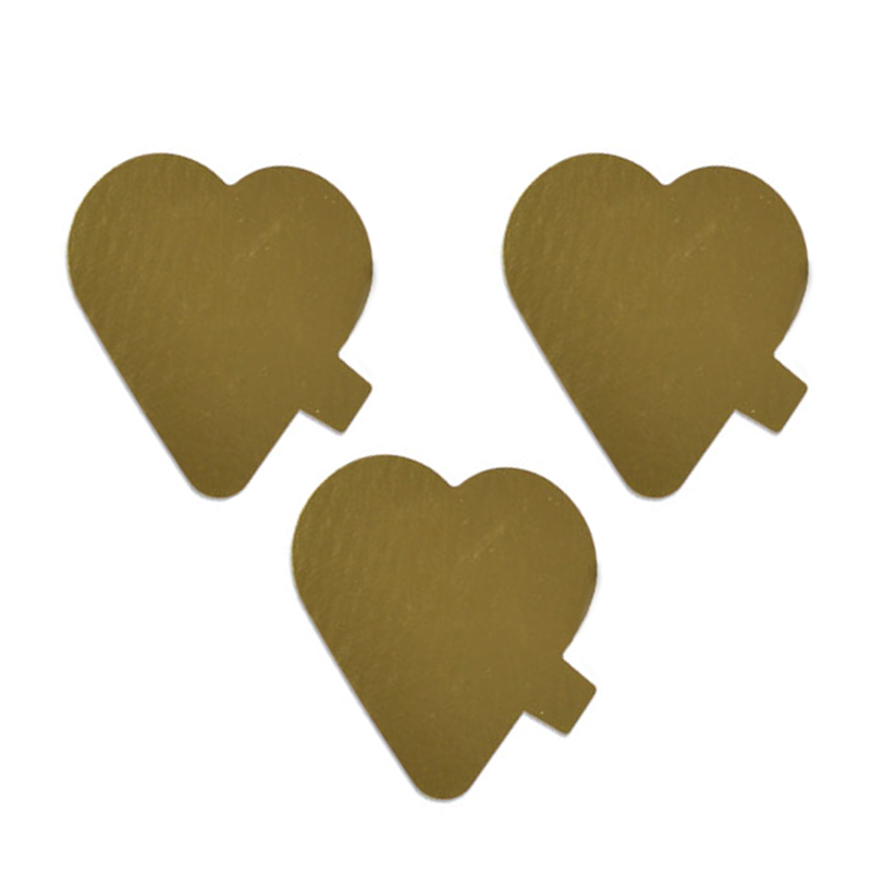 Carton oro corazon pestaña .9x10 (c.1000u.-pq.100 u)