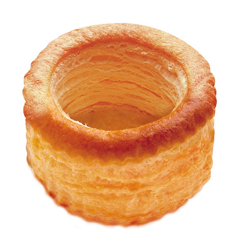 Vol-au-vent redondo 75 mm. (caja 72 und.)