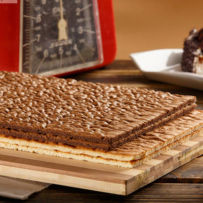 Plancha enrollable chocolate bizcocho 57x37x7 cg. creax (c.8 und.)
