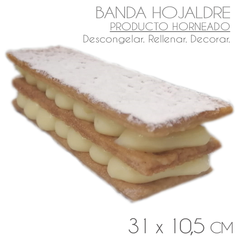 Banda caramel.ind.mantequ.31x10.5 creax (caja 50 und.)
