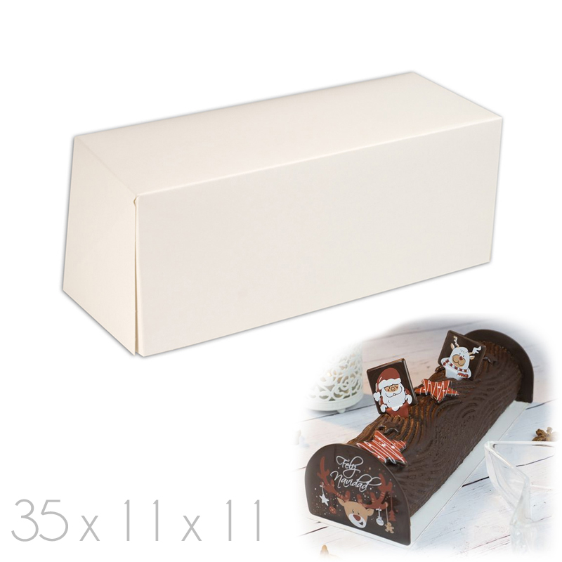 Caja tronco blanca 35 (pqte de 25 unds.)