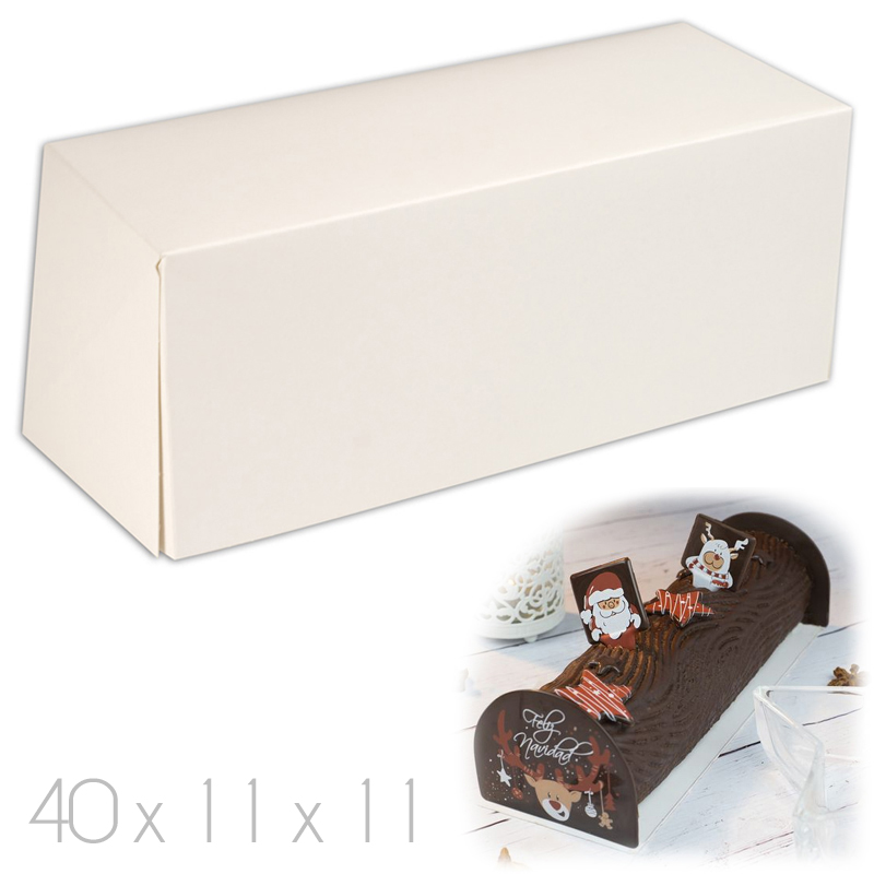 Caja tronco blanca 40 (pqte de 25 unds.)