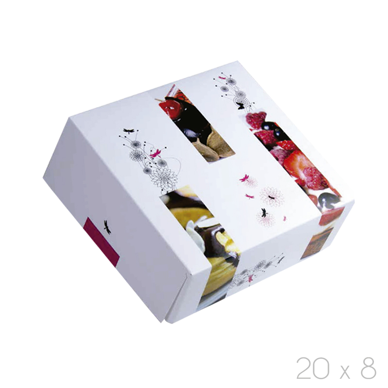 Caja pastas "trio" 20x8