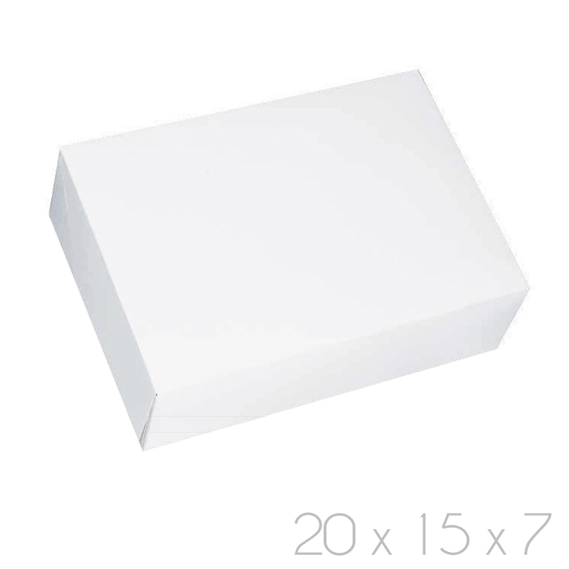 Cajas pastas blancas 20x15x7 (1kg.)