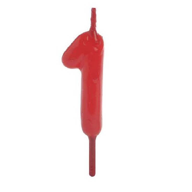 Vela conica pequeña nº1 - 7 cm. pqte 12 unds.