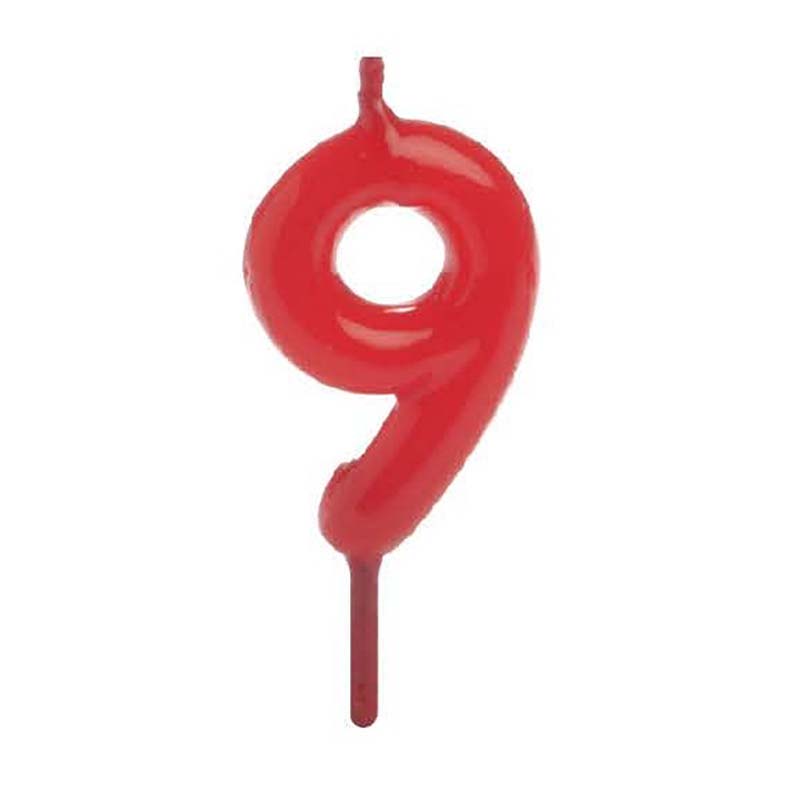 Vela conica pequeña nº9 - 7 cm. pqte 12 unds.