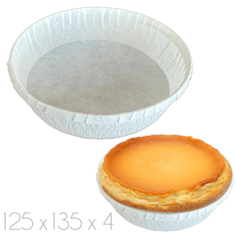 Molde tarta fornarina 124/40 (c.800 un.)-horneable/congelable