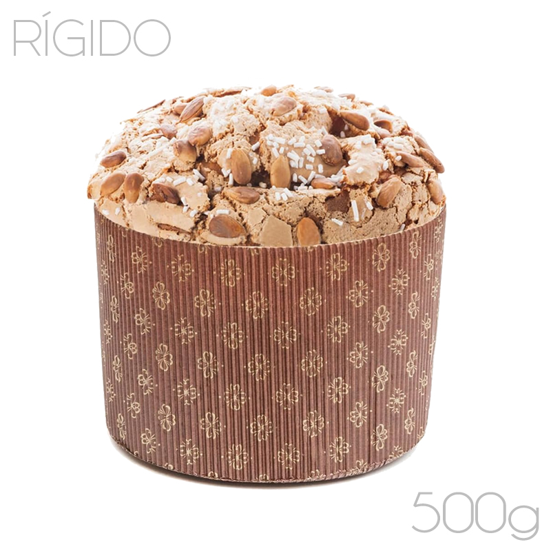 Molde papel horno panettone rigido pb134x95-500gr-c.375 u.-pq-25 u.