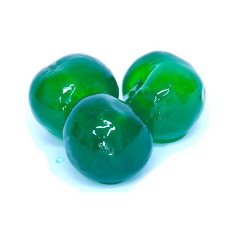 Cereza taisi entera verde 22/24-cubo 4 kg escurrida gruesa