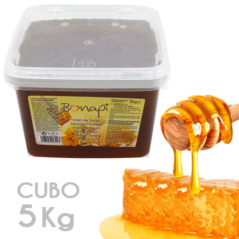 Miel flores bonapi (cubo 5 kg.)