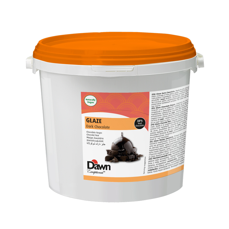 Glacage dark chocolate nhf(cubo 6 kg) crema choco. recubrim