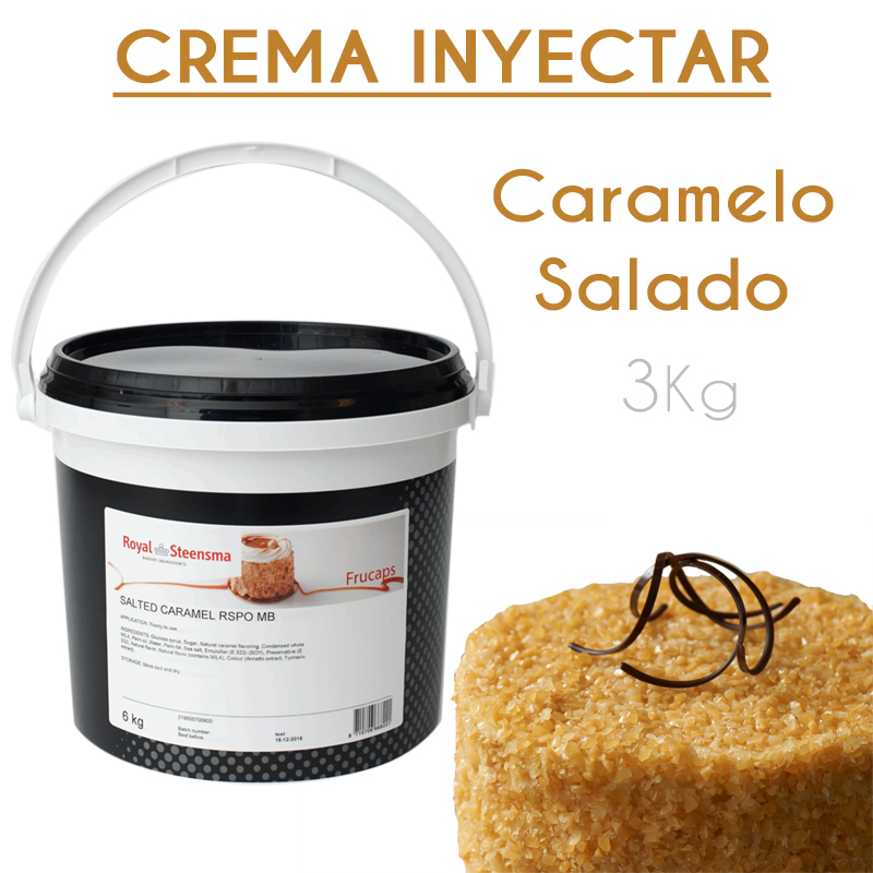 Crema caramelo salado inyectar (cubo 6 k.)