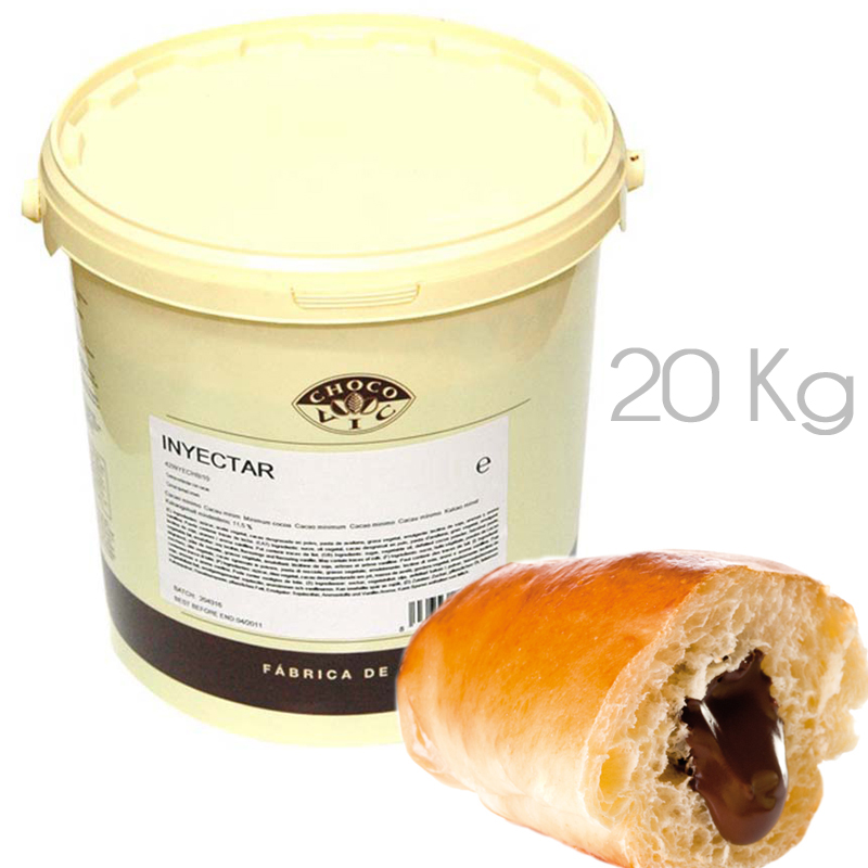 Chocolate crema inyectar chocovic (cubo 20 kg.)
