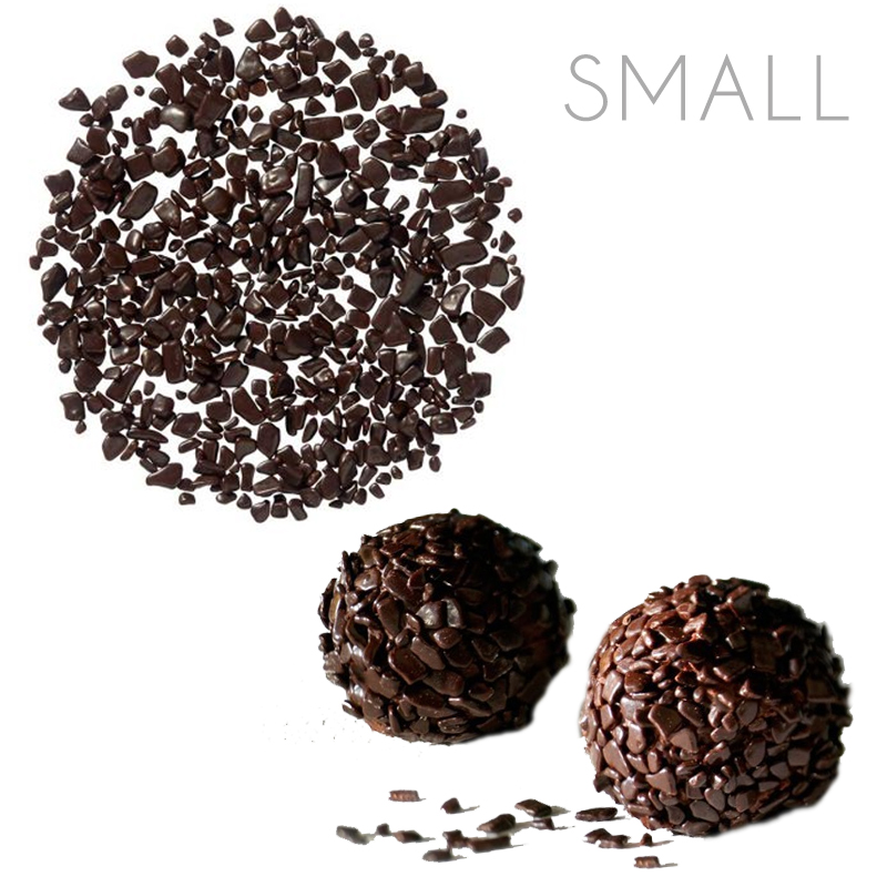 Mini paillete choco. (flakes dark small)c.6 pq.1kg