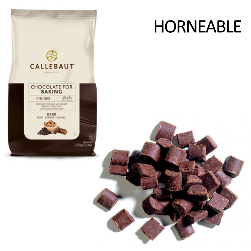 Decoracion chunks negros "l" choco 47% .(4 bolsa 2.5 kg.)