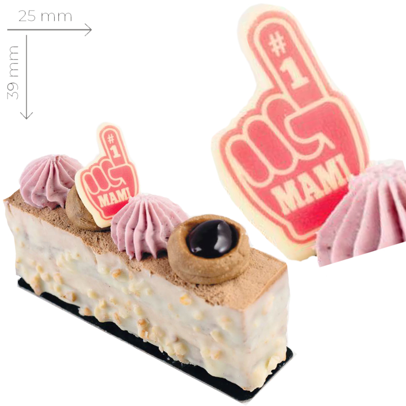 Numero 1 "mami" choco bco 25x39 h.mm.23355f419bp (c.108 und)