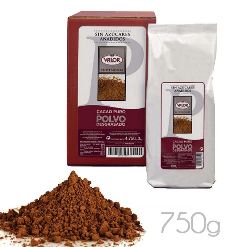 Cacao puro valor en polvo 16% ref. 20412 (c.4 pq.x 0.750 kg)