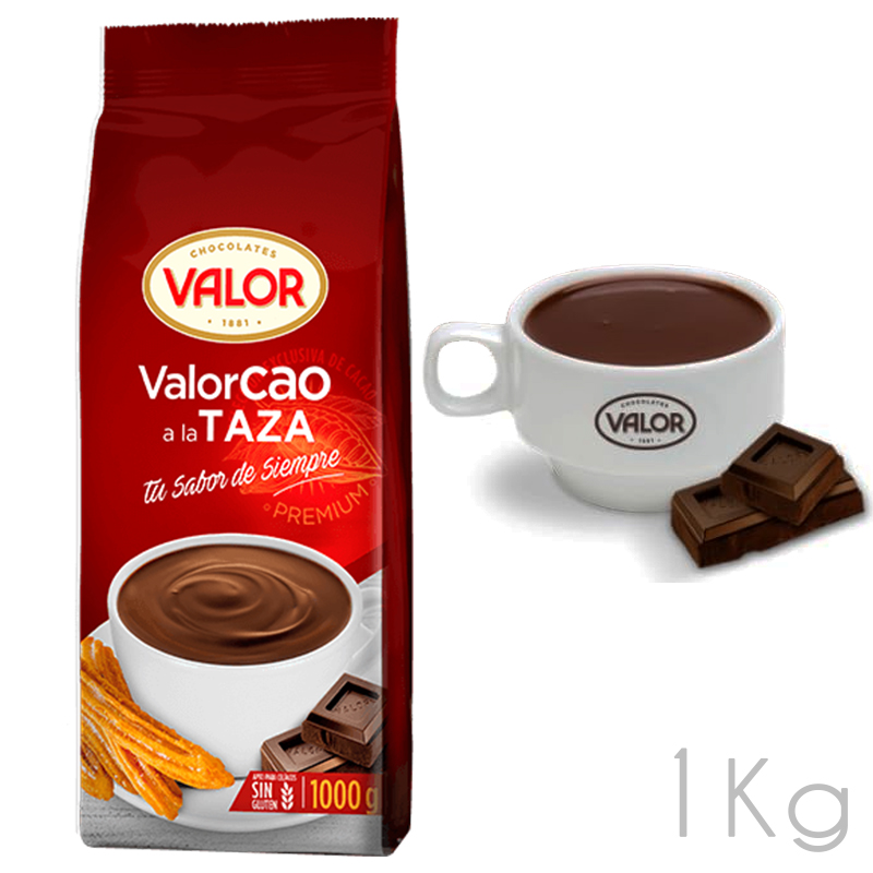 Valorcao 1 kg. prof. (caja 8 kg) chocolate a la taza
