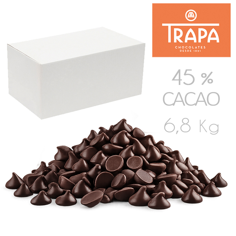 Trapa chips negro 45%(cal 7500) - caja 6.8kg.