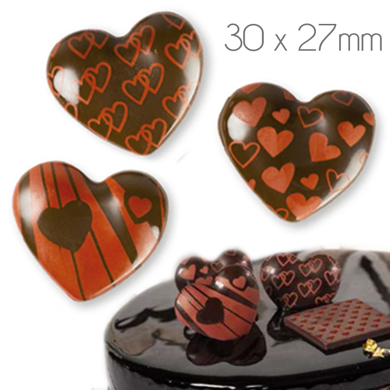 Corazon chocolate surt.3x2.7cm r.9277f218p-c.135