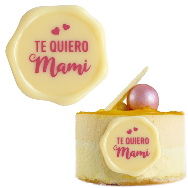 Letrero te quiero mami choco.34x34 mm.17166f377bp (c.96 u.)