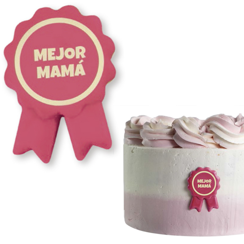 Letrero choco "mejor mama" 20776f400sbp 29,5xh41mm(c.90 u.)