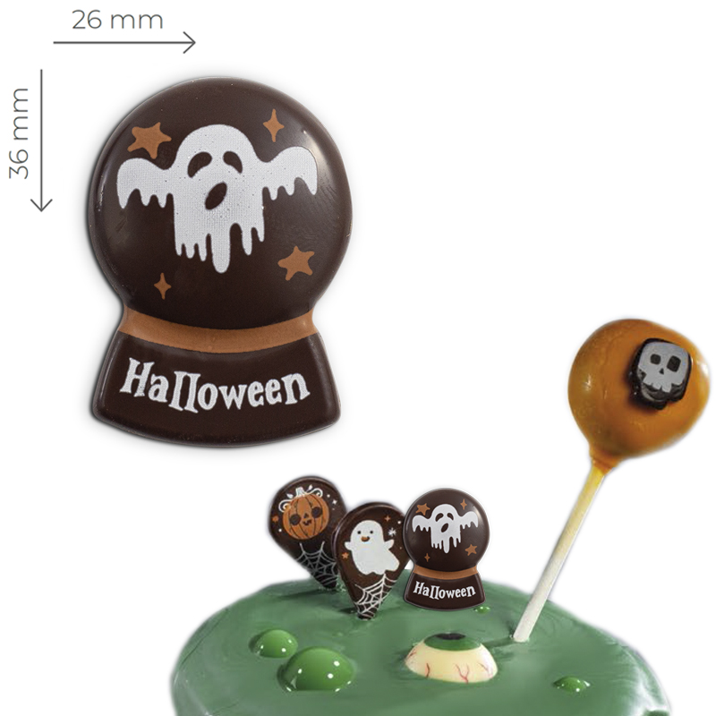Bola cristal fantasma choco negro (caja 120 und.)-22771f408p