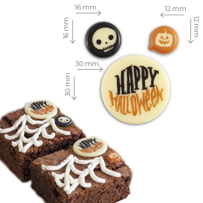 Surtido halloween red. choco blanco (caja 216 und.)