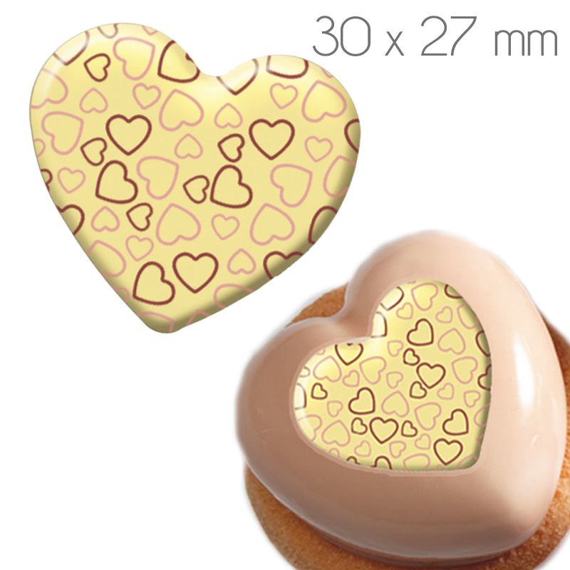 Fantasía corazon choco 3x2.7cm r.7090f218bp-c.135