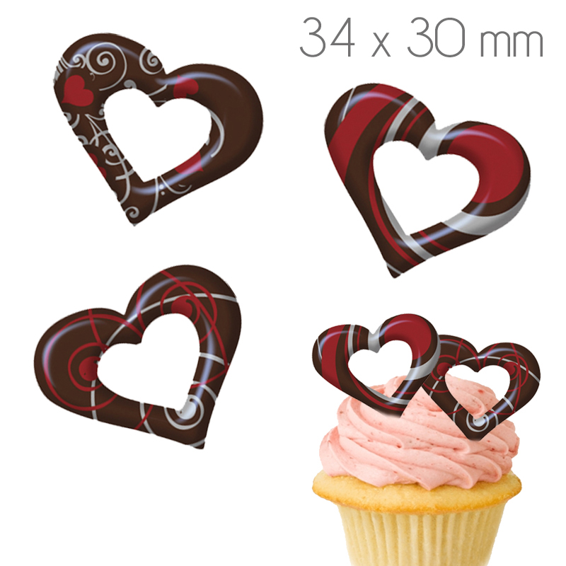 Corazon choco s.v. surt.3.4x3cm r.9095f280p-c.135