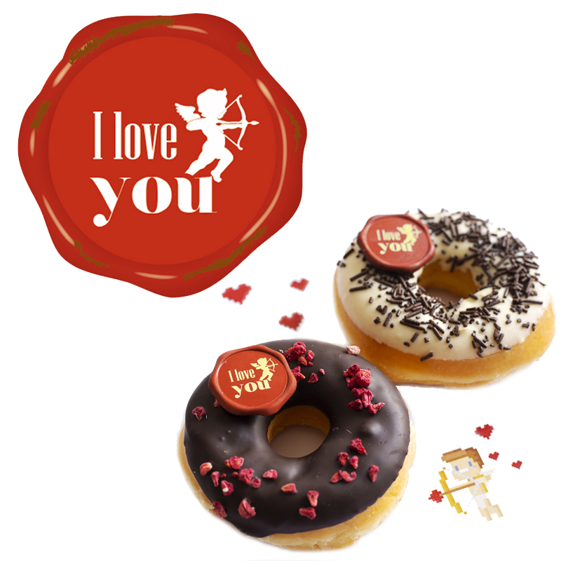 Letrero choco bco."lacre amor"34x34mm.r.17168f377bp-c.96