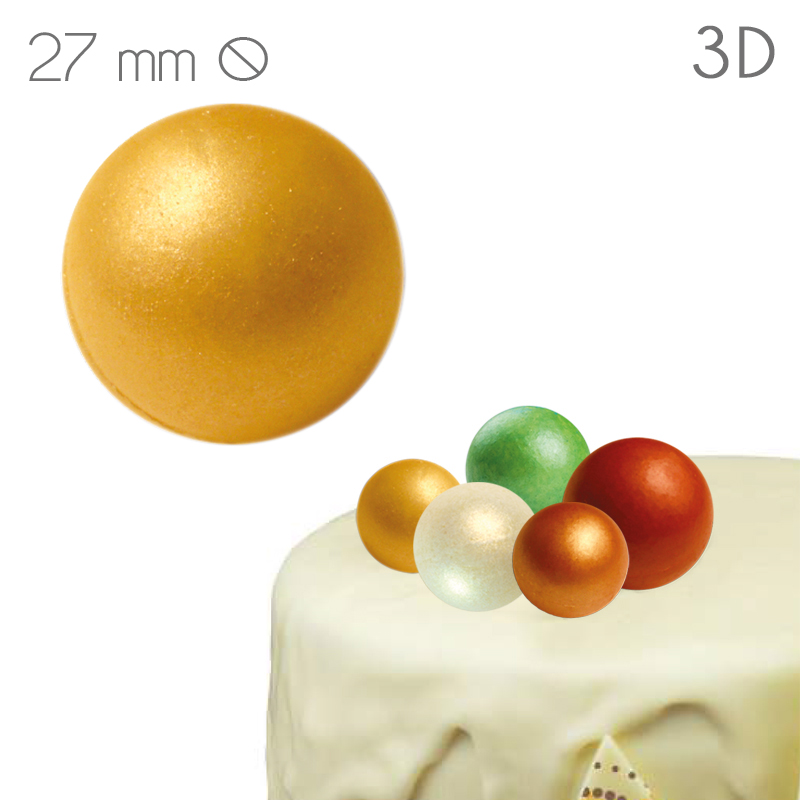 Bola brillante oro choco. 9544f236b (caja 40 und.)