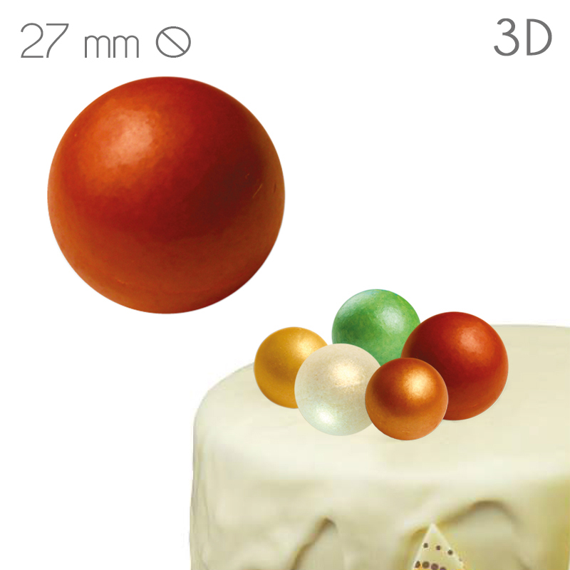 Bola brillante rojo choco. 9548f236b (caja 40 und.)
