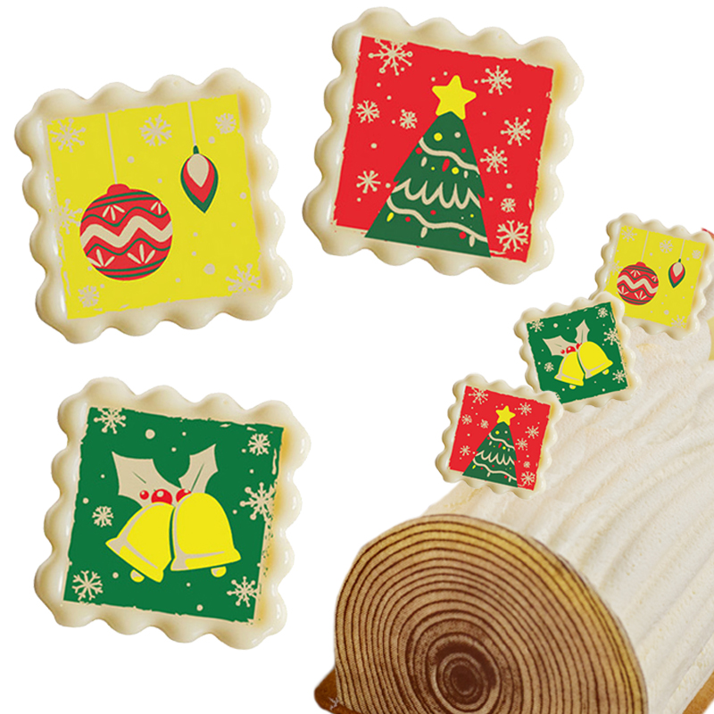Sellos navidad choco bco. 3,2 cm.r.21152f407bp c. 96 und