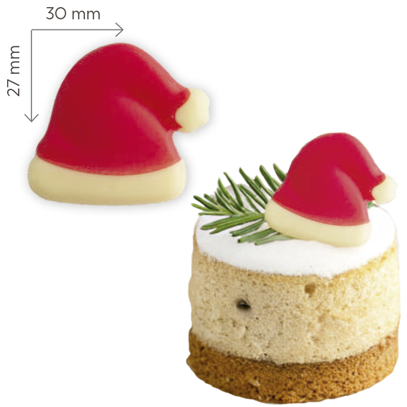 Gorro navidad choco bco. 27x30 cm.r.24574f424bp c. 135 und