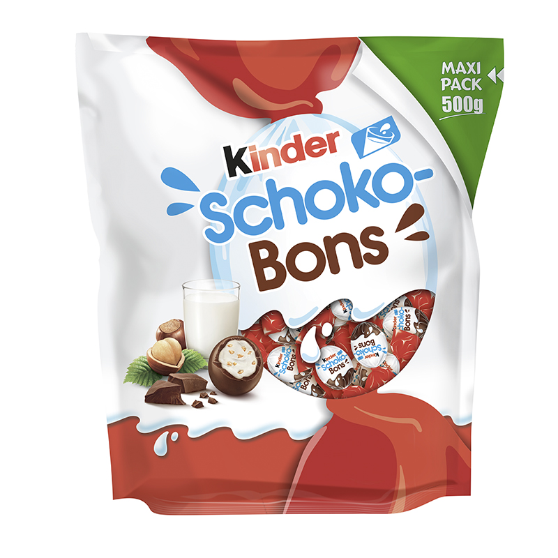 Huevo chocolate kinder schokobons (caja 10 bolsas 500 gr)