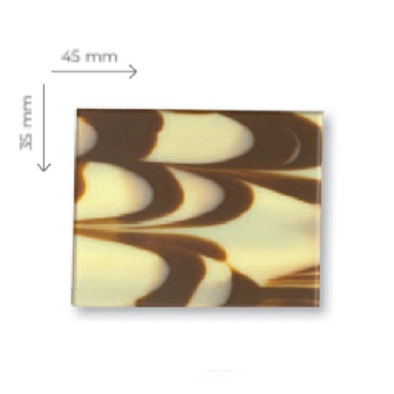 Decoración choco.jura rectangulo 38503 ( caja 375 und.)