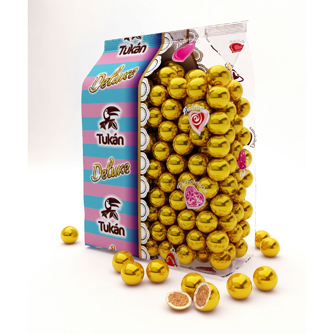 Chococranch deluxe oro 1 kg. (caja 6 bolsas 1 kg.)