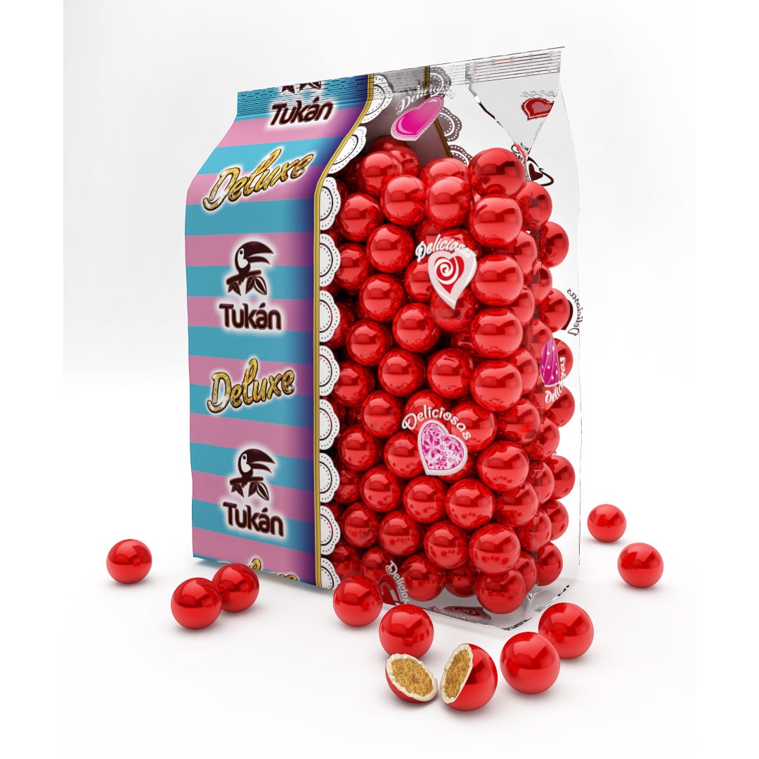 Chococranch deluxe rojo 1 kg. (caja 6 bolsas 1 kg.)